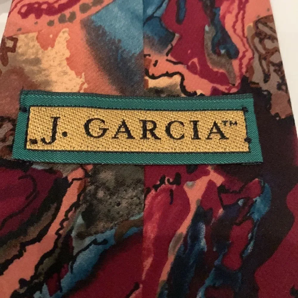 Two Vintage J. Garcia Neckties